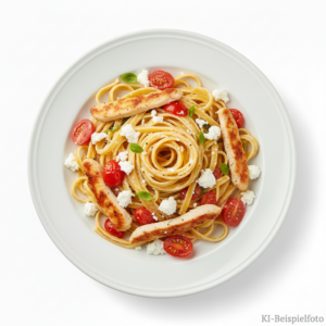 87. Tagliatelle Pollo (scharf)